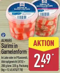 Aldi Nord ALMARE Surimi in Garnelenform Angebot