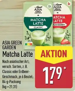 Aldi Nord ASIA GREEN GARDEN Matcha Latte Angebot