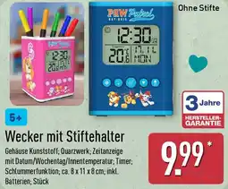 Aldi Nord Wecker mit Stiftehalter Angebot
