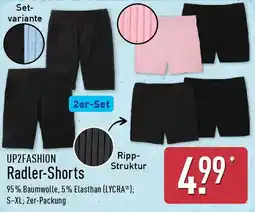 Aldi Nord UP2FASHION Radler-Shorts Angebot
