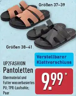 Aldi Nord UP2FASHION Pantoletten Angebot