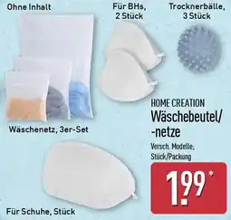 Aldi Nord HOME CREATION Wäschebeutel/ netze Angebot