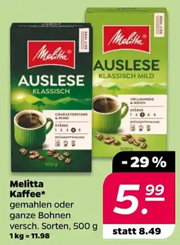 Netto Melitta Kaffee* Angebot