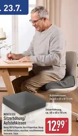 Aldi Nord NOVITESSE Sitzerhöhung/ Aufstehkissen Angebot