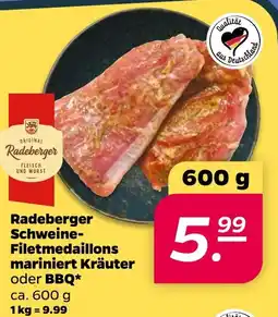 Netto Radeberger Schweine-Filetmedaillons Angebot