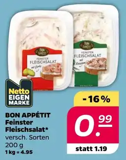 Netto BON APPÉTIT Feinster Fleischsalat Angebot