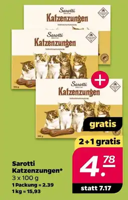 Netto Sarotti Katzenzungen Angebot