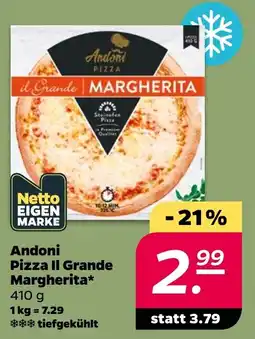 Netto Andoni Pizza Il Grande Margherita Angebot