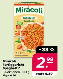 Netto Mirácoli Fertiggericht Spaghetti Angebot