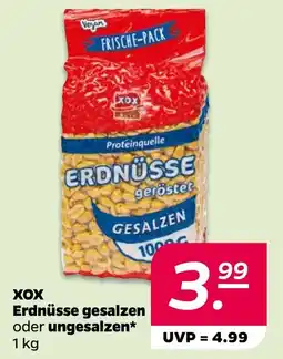 Netto XOX Erdnüsse gesalzen Angebot