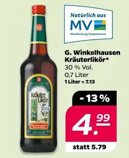 Netto G. Winkelhausen Kräuterlikör Angebot