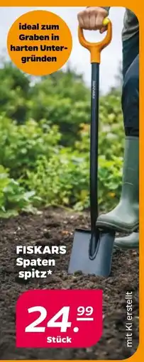 Netto FISKARS Spaten spitz* Angebot