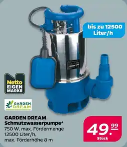 Netto GARDEN DREAM SchmutzwasserPumpe* Angebot