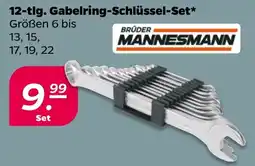 Netto Gabelring-Schlüssel-Set BRÜDER MANNESMANN Angebot