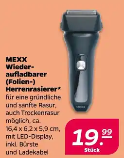 Netto MEXX Wieder-aufladbarer (Folien-) Herrenrasierer Angebot