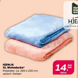 Netto HjEMJA XL Wohndecke* Angebot