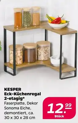 Netto KESPER Eck-Küchenregal 2-etagig* Angebot