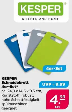 Netto KESPER Schneidebrett 4er-Set* Angebot