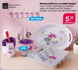 Netto Küchenartikel im Lavendel-Design Angebot