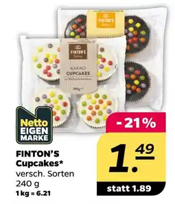Netto FINTON'S Cupcakes* Angebot