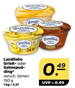 Netto Landliebe Grieß- oder Sah nepudding Angebot