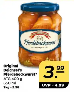 Netto Original Deichsel's Pferdebockwurst Angebot