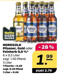 Netto NORDGOLD Pilsener Angebot