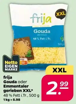Netto frija Gouda gerieben Angebot