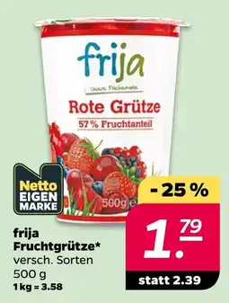 Netto frija Fruchtgrütze* Angebot