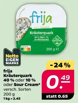Netto frija Kräuterquark Angebot