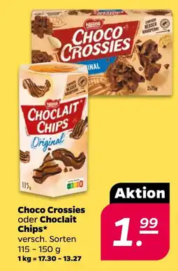 Netto Choco Crossies oder Cholait Chips Angebot