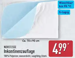 Aldi Nord NOVITESSE Inkontinenzauflage Angebot