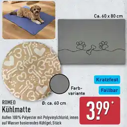 Aldi Nord ROMEO Kühlmatte Angebot