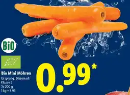 Lidl Bio Mini Möhren Angebot