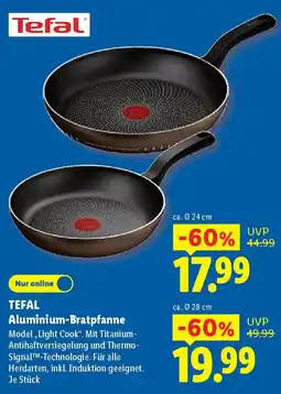 Lidl TEFAL Aluminium-Bratpfanne Angebot