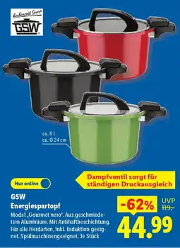 Lidl GSW Energiespartopf Angebot