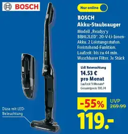 Lidl BOSCH Akku-Staubsauger Angebot