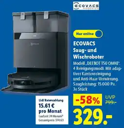 Lidl ECOVACS Saug- und Wischroboter Angebot