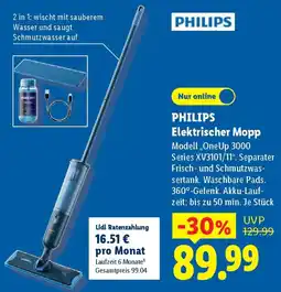 Lidl PHILIPS Elektrischer Mopp Angebot