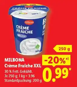Lidl MILBONA Crème Fraîche XXL Angebot