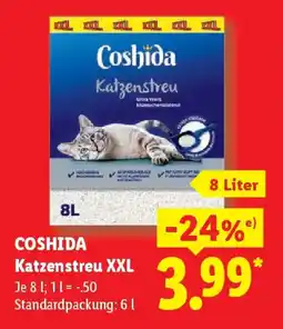 Lidl Coshida Katzenstreu XXL Angebot