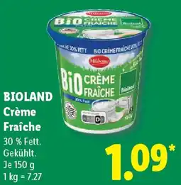 Lidl BIOLAND Crème Fraîche Angebot
