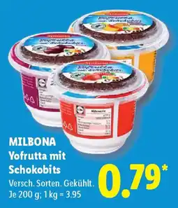 Lidl MILBONA Yofrutta mit Schokobits Angebot
