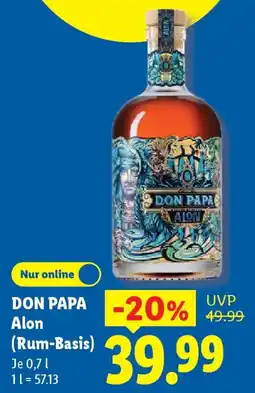 Lidl DON PAPA Alon (Rum-Basis) Angebot