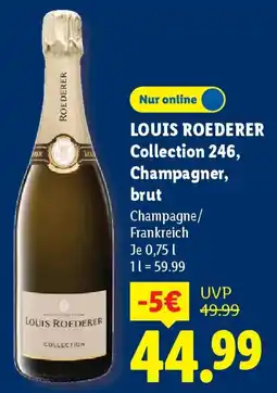 Lidl LOUIS ROEDERER Collection 246, Champagner, brut Angebot
