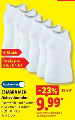 Lidl ESMARA MEN Achselhemden Angebot