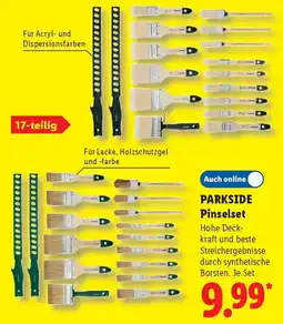 Lidl PARKSIDE Pinselset Angebot