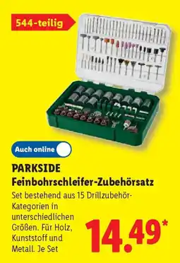 Lidl PARKSIDE Feinbohrschleifer-Zubehörsatz Angebot