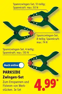 Lidl PARKSIDE Zwingen-Set Angebot