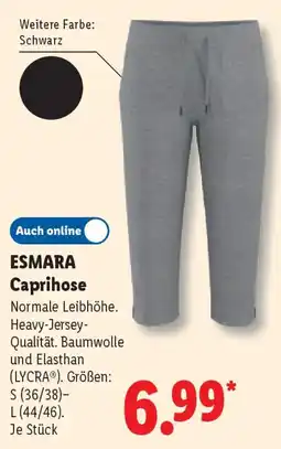 Lidl ESMARA Caprihose Angebot